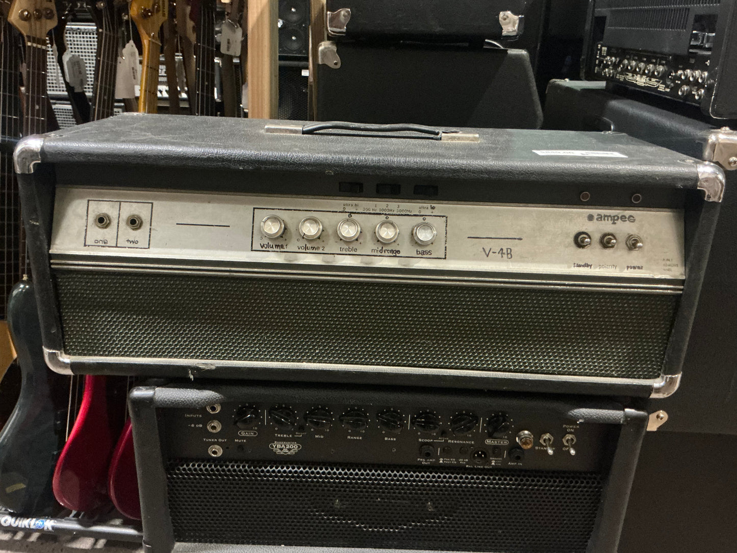 Ampeg V-4B v4b Tube Bass / Guitar Amplifier Head - Local Pickup Only