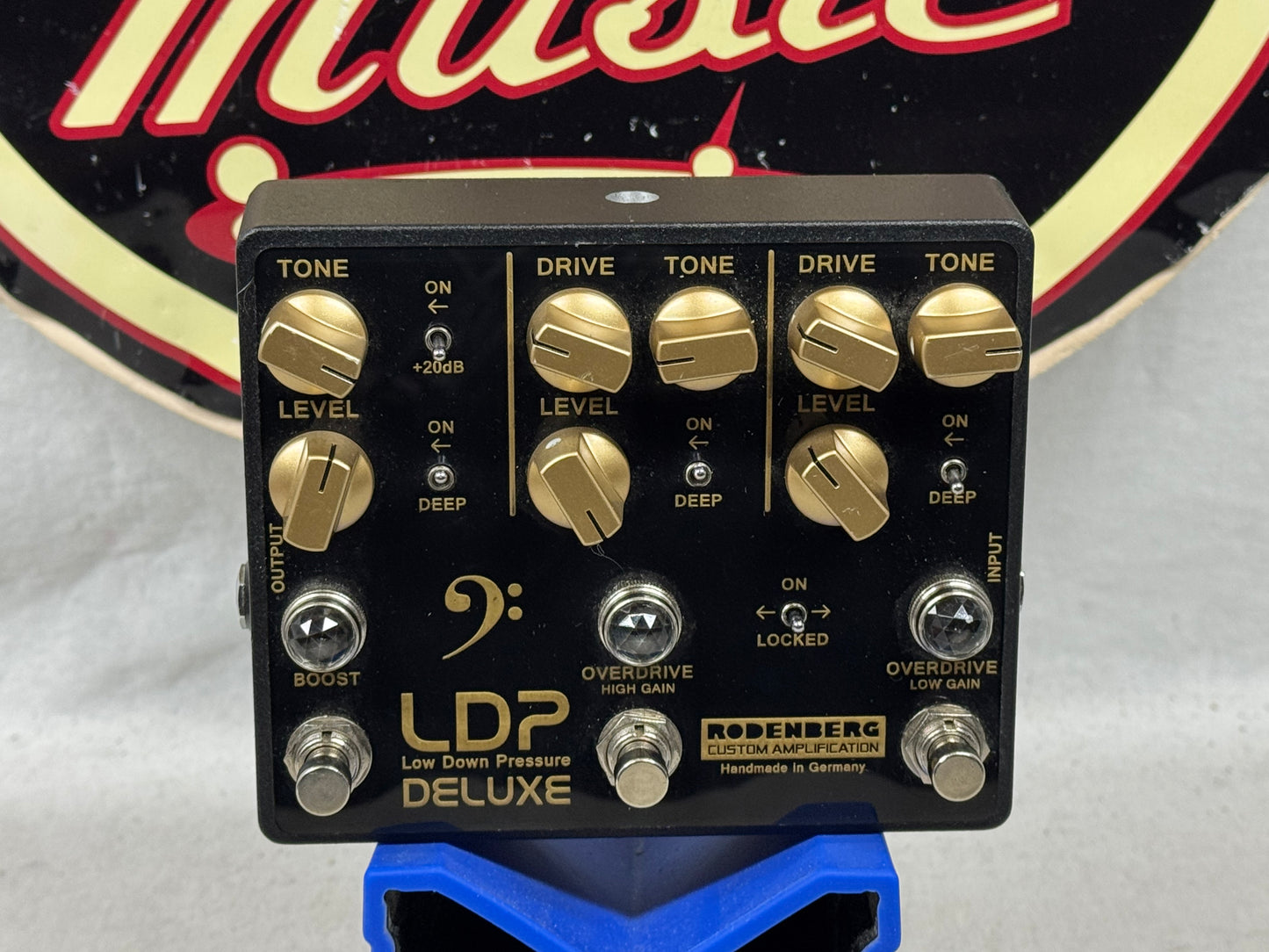 Rodenberg Custom Amplification LDP Low Down Pressure Deluxe Bass Overdrive EQ Pedal