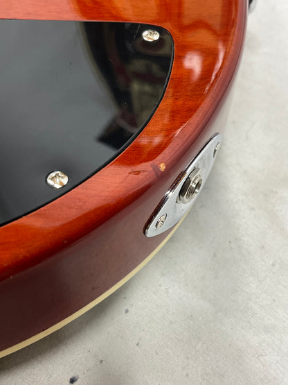 Agile Harm Semi-Hollow Body Electric Guitar - Gold Top