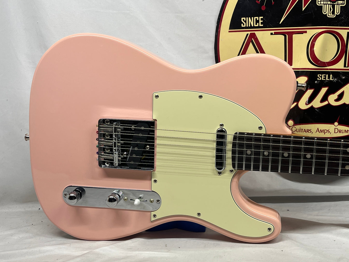 Jet Guitars JT-300 Singlecut T-Style Electric Guitar - Shell Pink