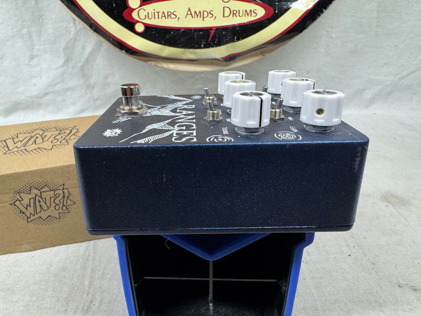 Wonderful Audio Technology WAT?! Ranges Overdrive Pedal with Box