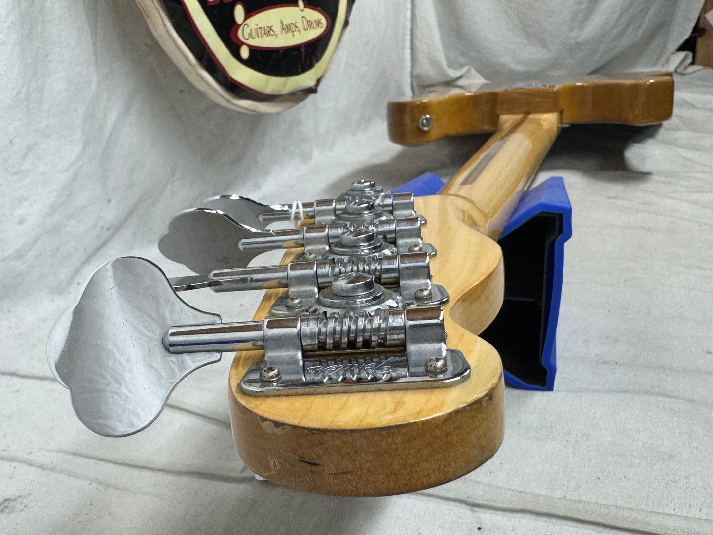 Fender USA Telecaster Bass 4-string Tele Bass with Case 1978 - Natural / Maple neck