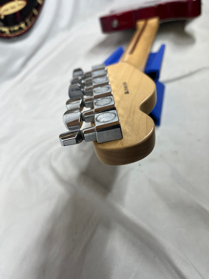 Fender American Standard Telecaster Tele Crimson Red Electric Guitar - Pickups have been Replaced with Seymour Duncan APTL-1/APTR-1