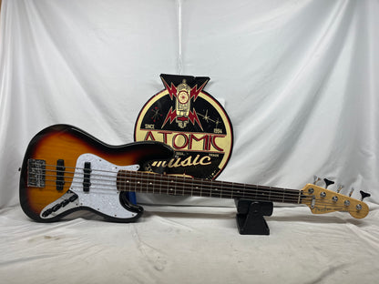 Fender Deluxe Active Jazz Bass V 5-String Electric Bass 2006 - Brown Sunburst