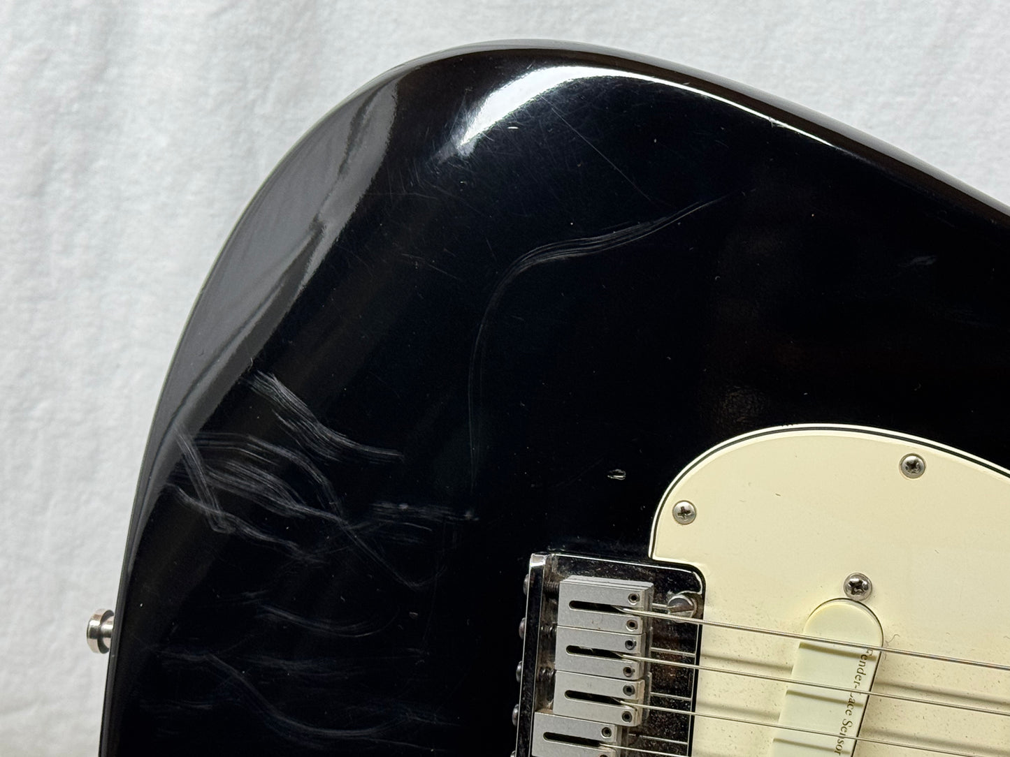 Fender USA Stratocaster Plus Guitar with TKL Case 1993 - Black / Rosewood fingerboard
