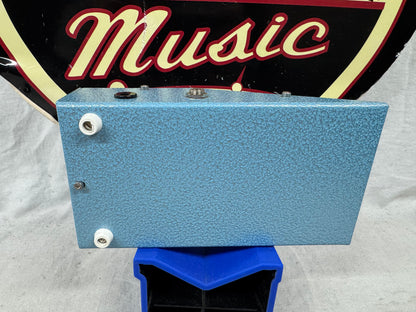 Analog Noir Effects 1965 Hornby Skewes Zonk Machine in hammered blue wedge enclosure Fuzz Pedal - Limited Edition - 1 of 4
