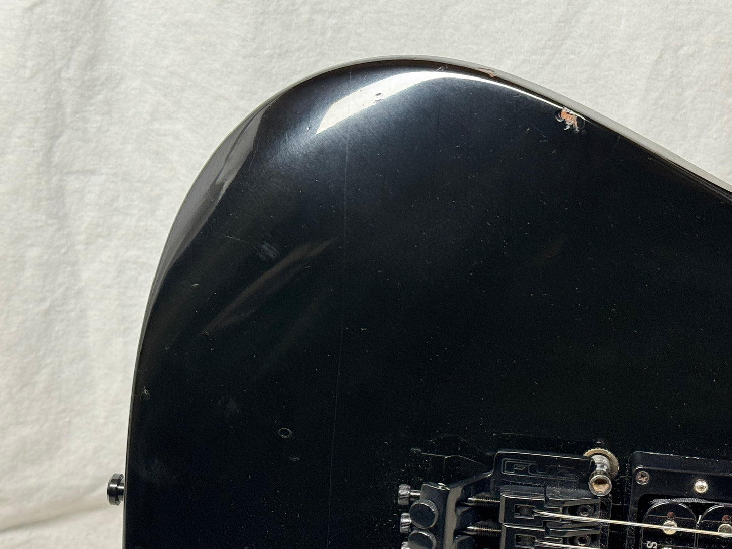Hamer USA Chaparral Guitar with Case - Black - headstock repaired!