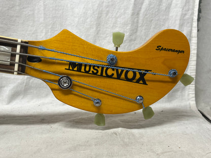 Musicvox Spaceranger Electric 4-String Bass - Sunburst