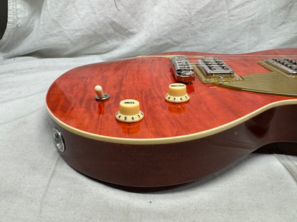Koll Guitar Company Duo Glide Semi-Hollowbody Guitar with Case 2010 - Round Up Orange