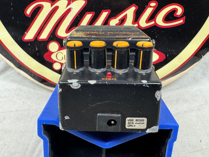 Boss HM-2 hm2 Heavy Metal Distortion Pedal - Black Label / MIJ Made In Japan / ACA 12 volt power 1985