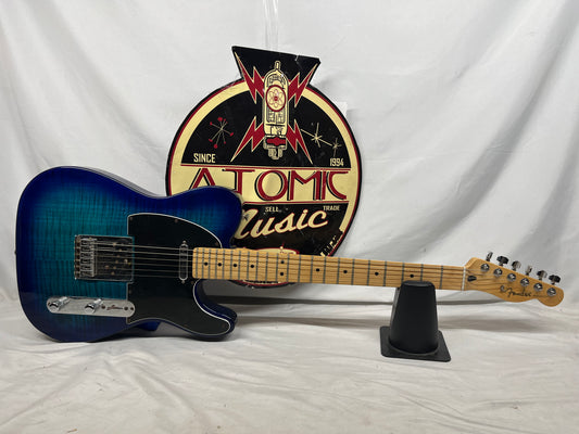 Fender Limited Edition Player Telecaster Plus Top Electric Guitar MIM - Made in Mexico - Blue Burst