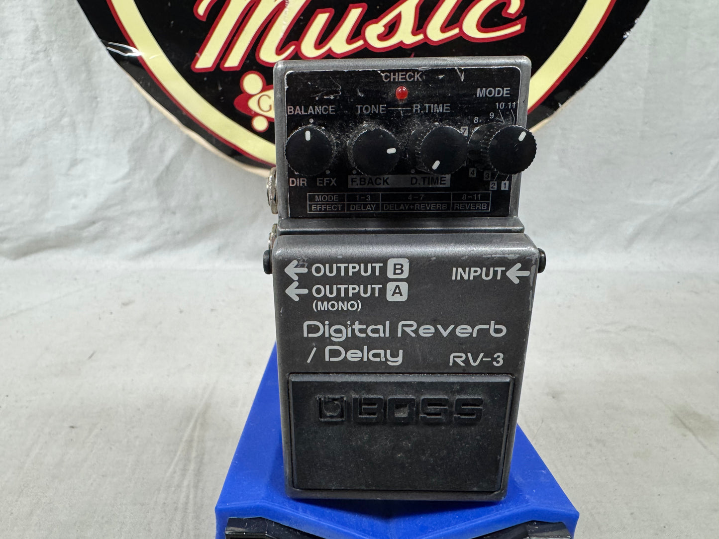 Boss RV-3 rv3 Digital Reverb / Delay Pedal - Pink Label 1998