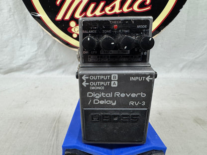 Boss RV-3 rv3 Digital Reverb / Delay Pedal - Pink Label 1998