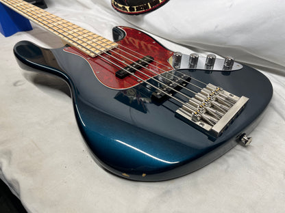 Crews Maniac Sound JB2005 5-String J-Style Electric Bass