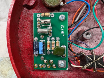 Dunlop Dallas Arbiter JHF2 FuzzFace fuzz face Distortion Pedal - Red