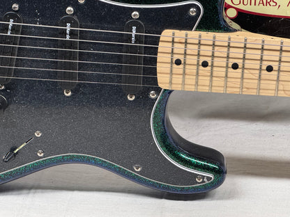Fender Special Edition FSR Flip Flop Standard Stratocaster Guitar - upgraded! 2004 - Green-Blue
