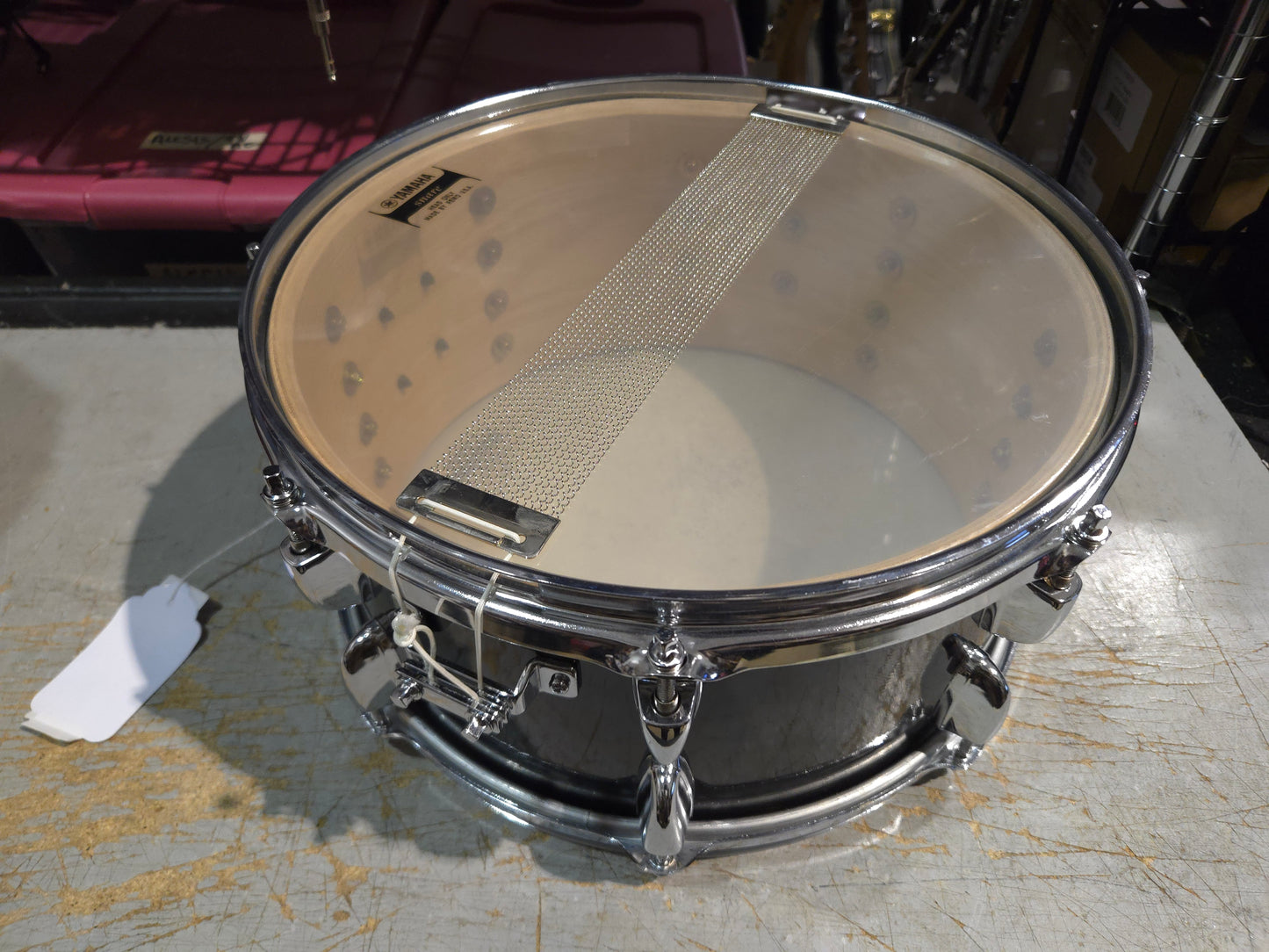 Yamaha Musashi Snare - 13" x 6.5" - Transparent Black