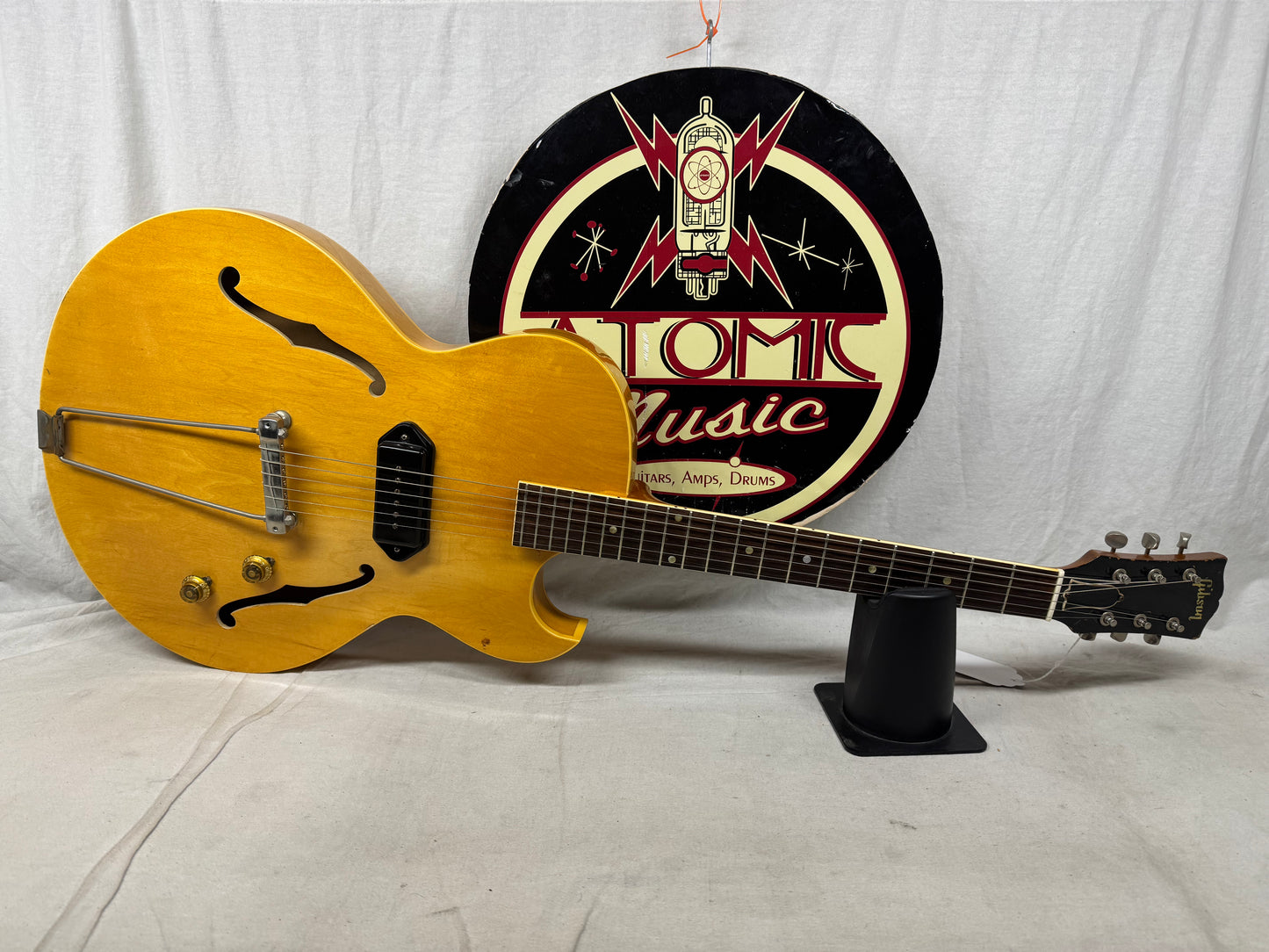 Gibson ES-225T es225t Thinline Hollowbody Singlecut Guitar with Epiphone Case 1957 - Natural - Local Pickup Only