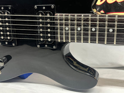 Squier Double Fat Telecaster tele Deluxe 2002 Electric Guitar - Black Metallic