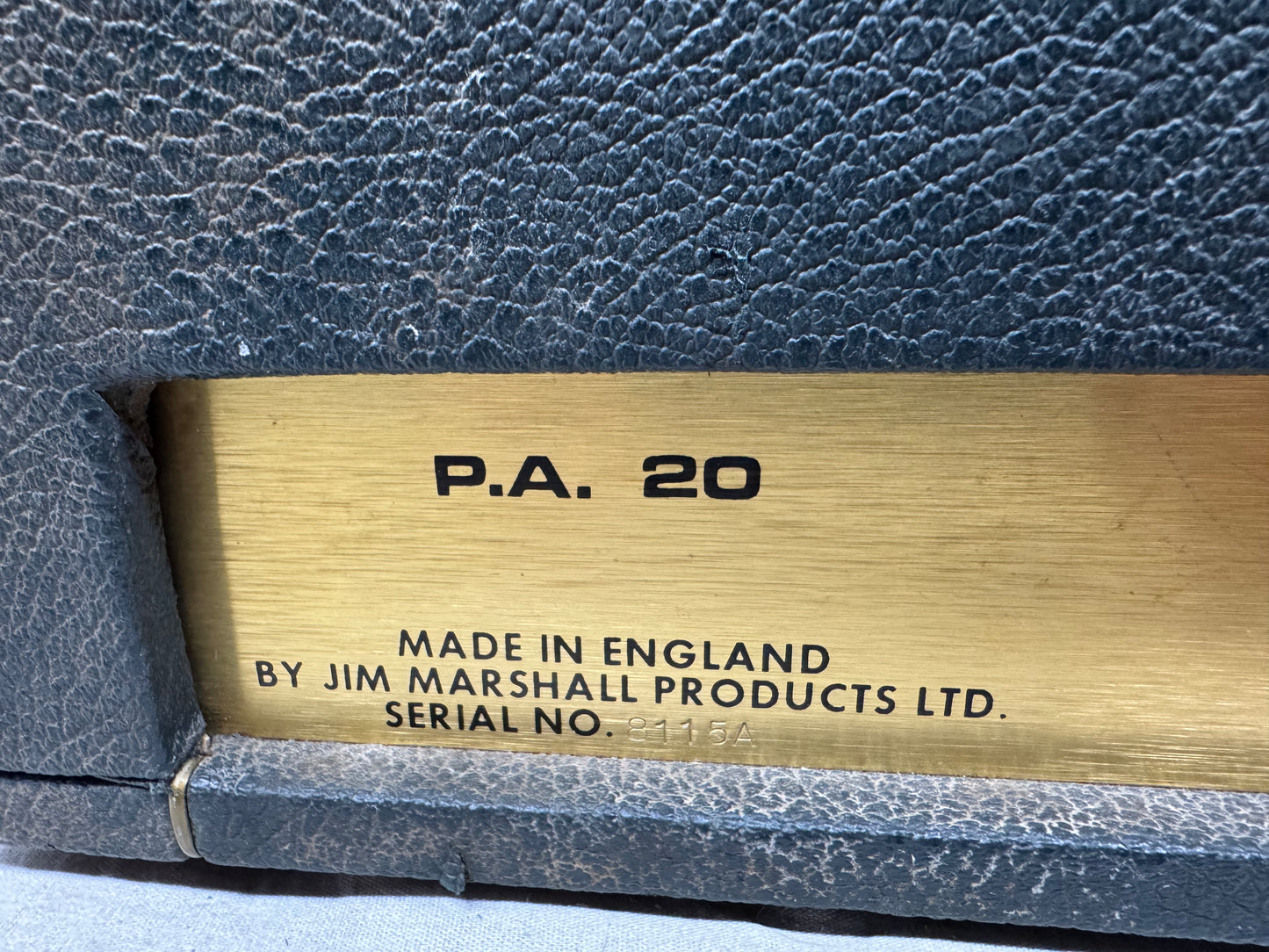Marshall Model 1917 JMP PA20 pa p.a. 20-Watt Tube Amplifier Head 1970 - Local Pickup Only