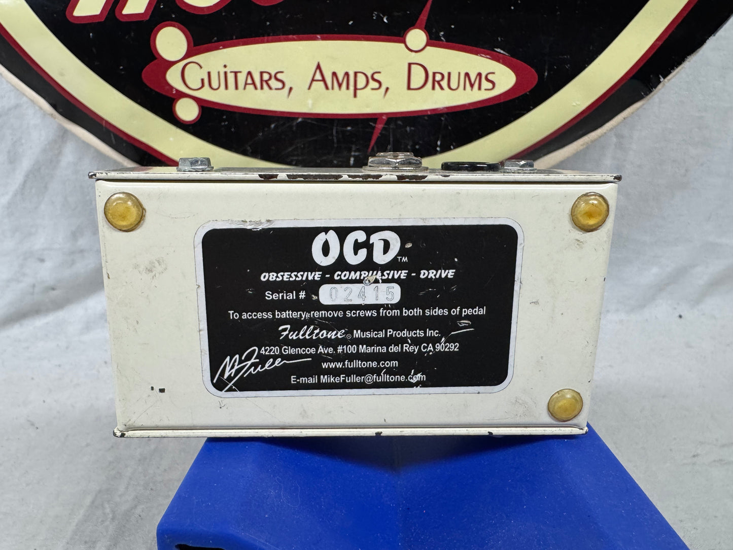 Fulltone OCD v1.1 v1 Series 1 Obsessive Compulsive Drive Overdrive Pedal 2005