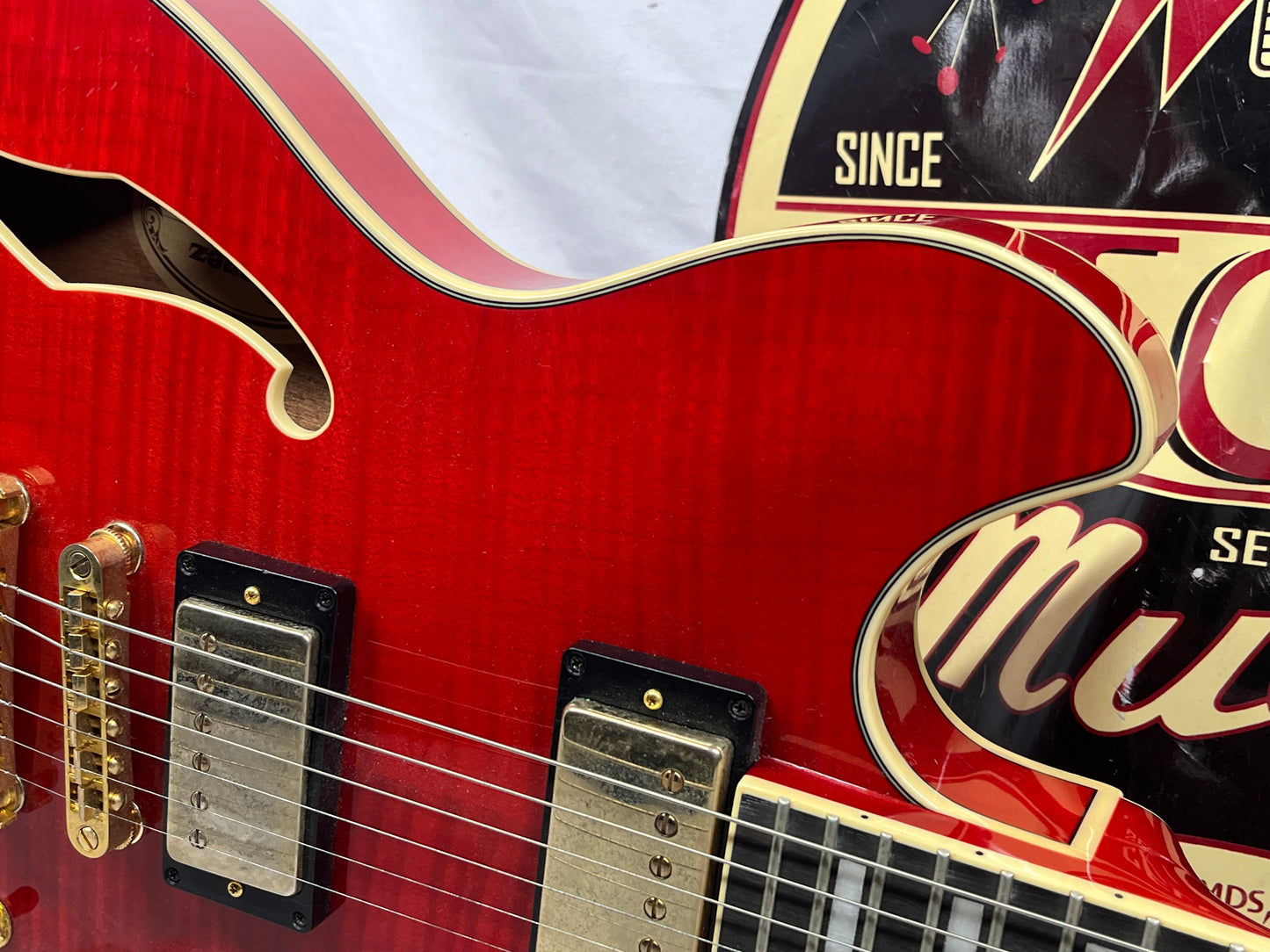Ibanez AS93FM Doublecut Semi-Hollow Body Electric Guitar - Transparent Cherry Red