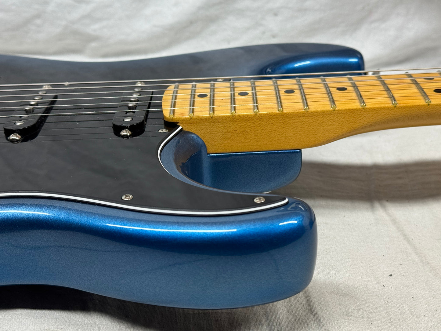 Fender American Professional II 2 Stratocaster Guitar with Case 2021 - Dark Night / Maple neck