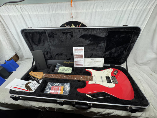Xotic Guitars California XSC-2-SW xsc2 California Classic HSS S-style Guitar with COA + Case 2024 - Fiesta Red / Rosewood fingerboard