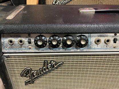 Fender Twin Reverb Amp Tube Guitar Combo Amplifier - modified by Pete Cage 1968 - Silverface - Local Pickup Only