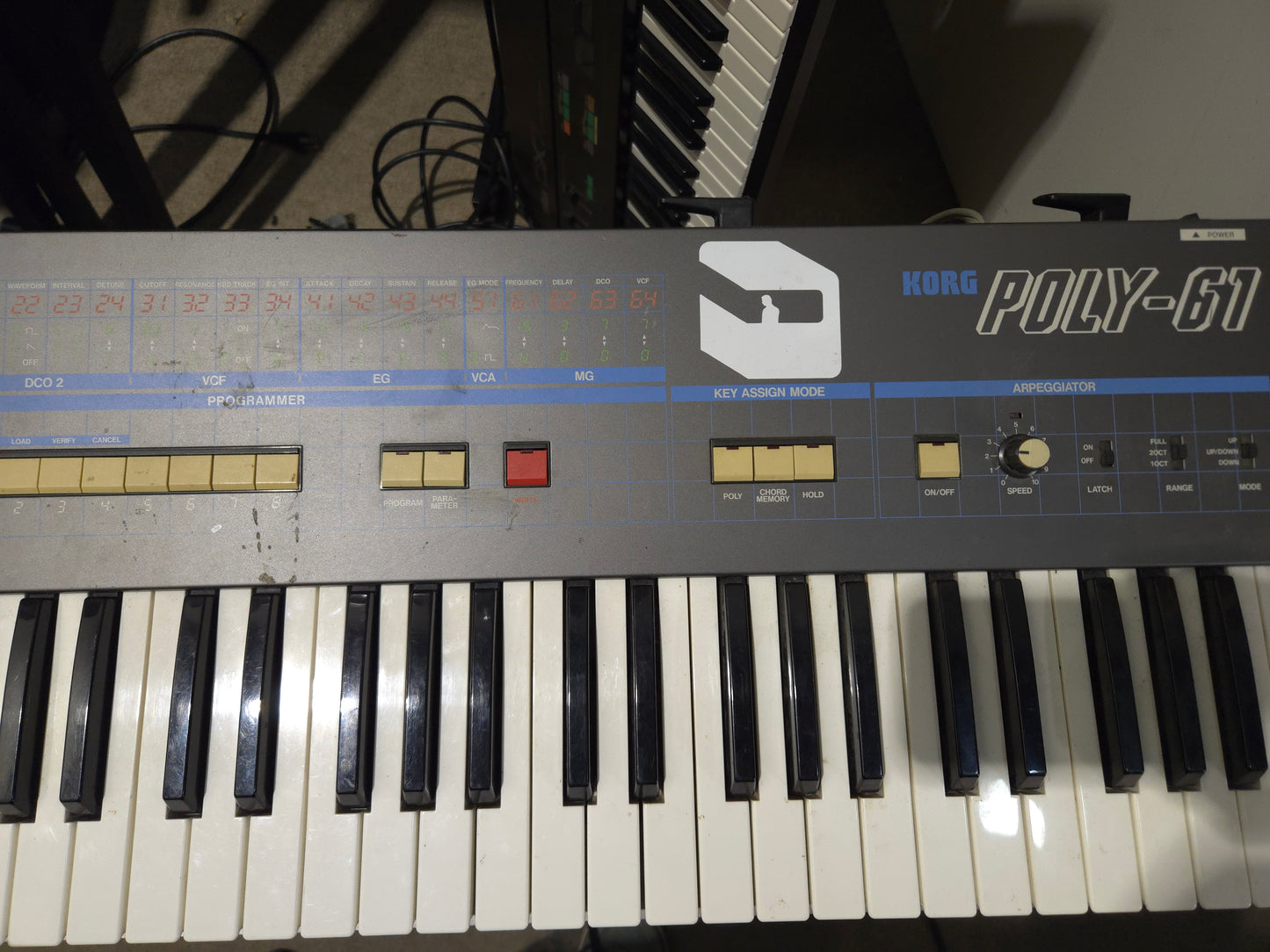 Korg Poly-61M Polyphonic Synthesizer 1980s - Local Pickup Only