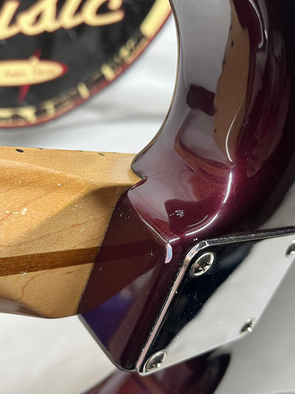 Fender Standard Stratocaster Strat HSS MIM - Made in Mexico - Midnight Wine