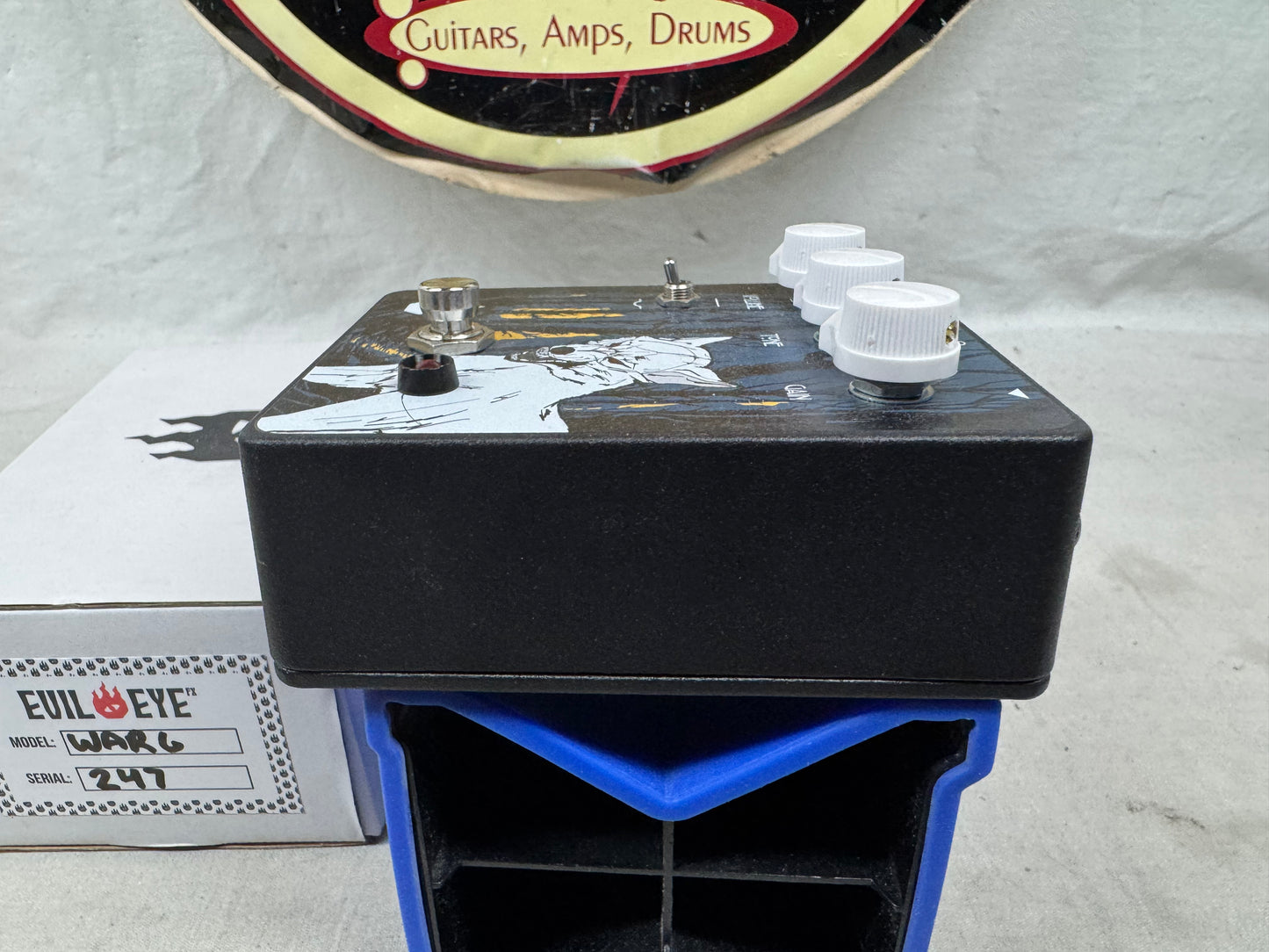 Evil Eye FX Warg Wolf Fuzz Pedal with Box