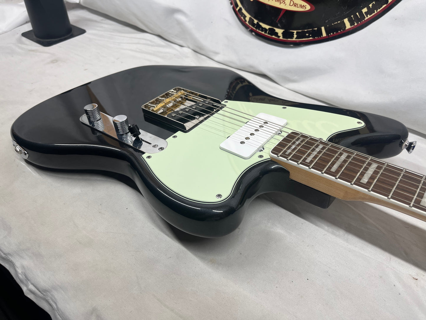 Squier Limited Edition Paranormal Offset Telecaster Tele Electric Guitar - Charcoal Frost Metallic