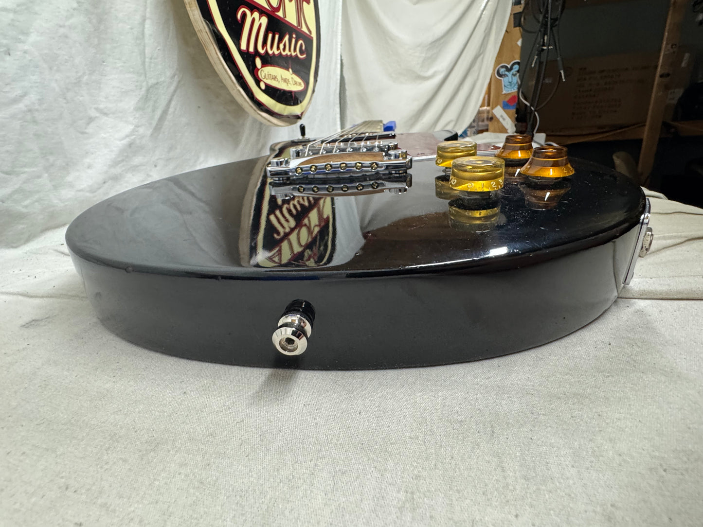 Gibson Les Paul Special Guitar with Case 2001 - Ebony / Black