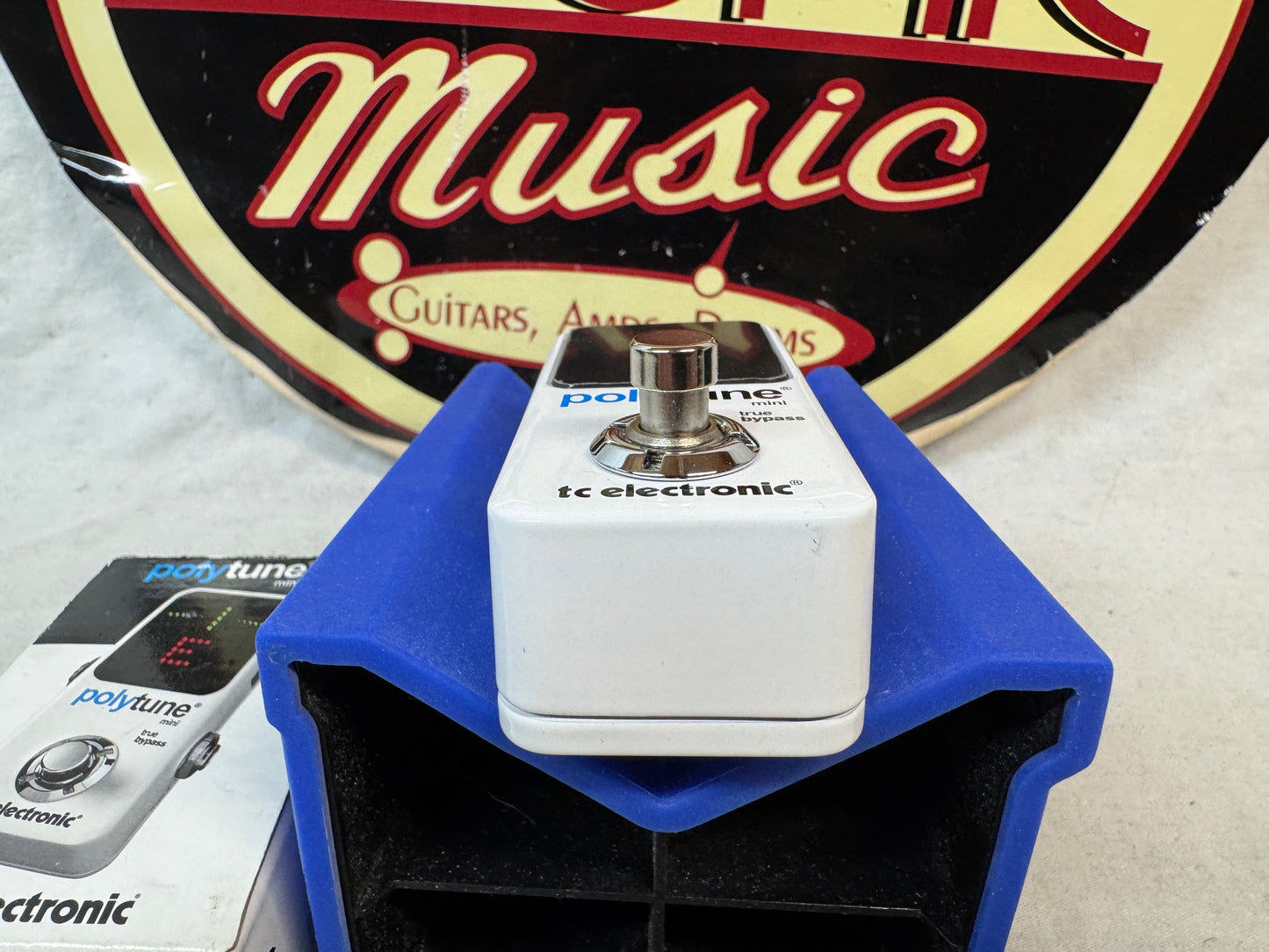 TC Electronic Polytune Mini v1 Tuner Tuning Pedal with Box
