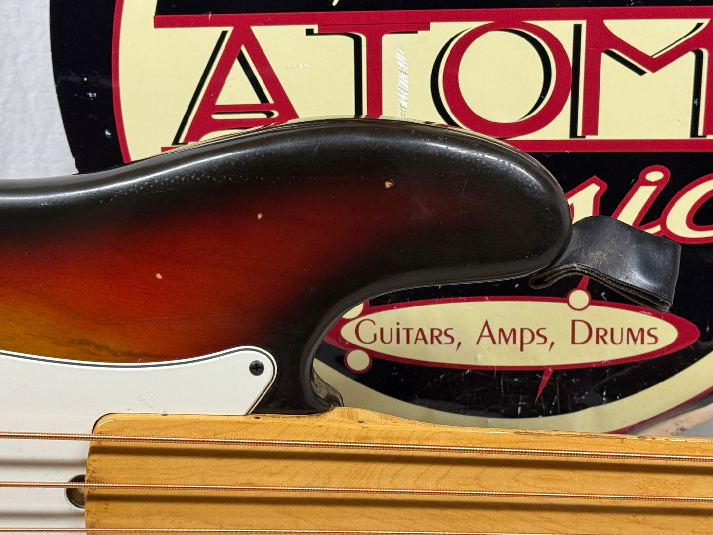 Fender PARTS BASS ? Fretless Precision Bass 4-string P-Bass with Case 1970s - 3-Color Sunburst / Maple neck