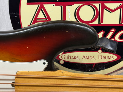 Fender PARTS BASS ? Fretless Precision Bass 4-string P-Bass with Case 1970s - 3-Color Sunburst / Maple neck