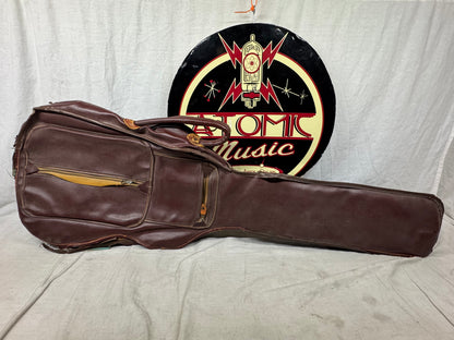 Artistic Products Company (Victoria) Vintage Plasti-Leather (Leather/Vinyl) Gig Bag 1950s - Brown