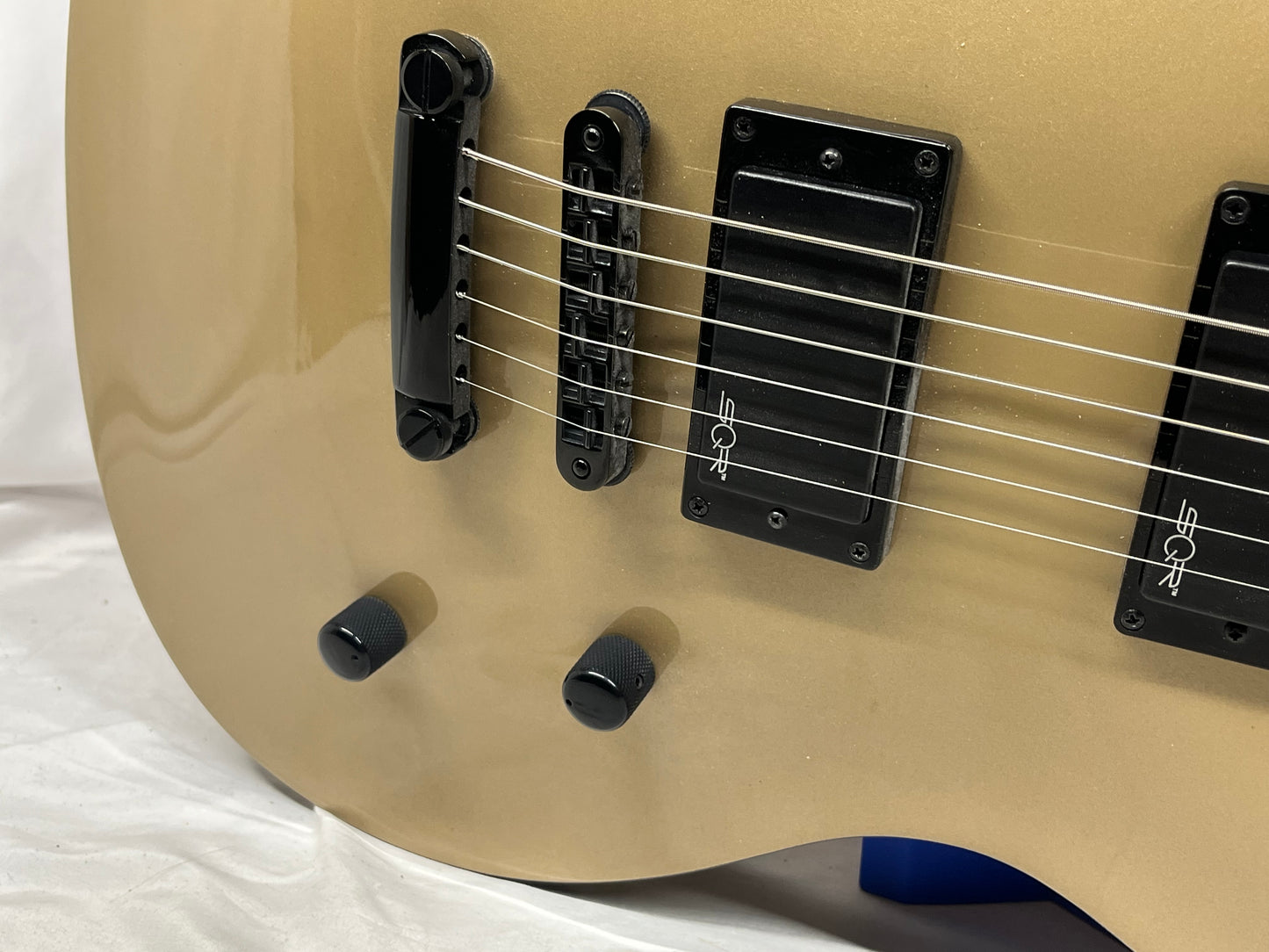 Squier Contemporary Active Starcaster HH Electric Guitar - Shoreline Gold