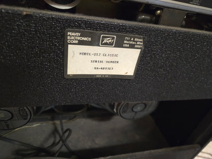 Peavey Classic VT Series 100 50-Watt 2x12" Guitar Combo 1980s - Local Pickup Only
