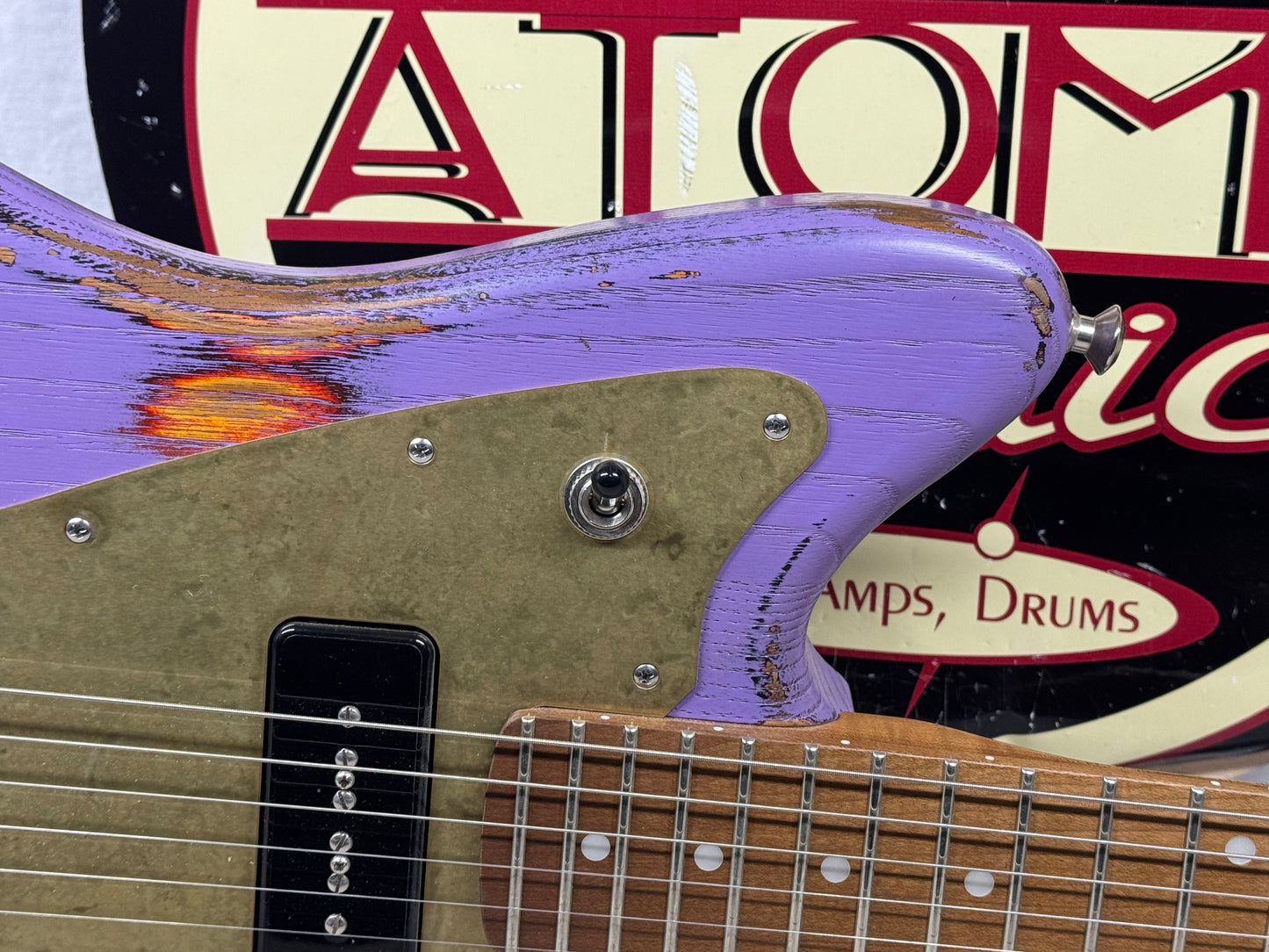 Paoletti Guitars Loft Series Model 112 HP90 Guitar with Case - Purple