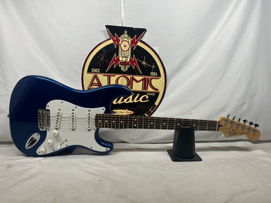 Fender Standard Stratocaster Strat Electric Guitar MIM - Made in Mexico - Electron Blue