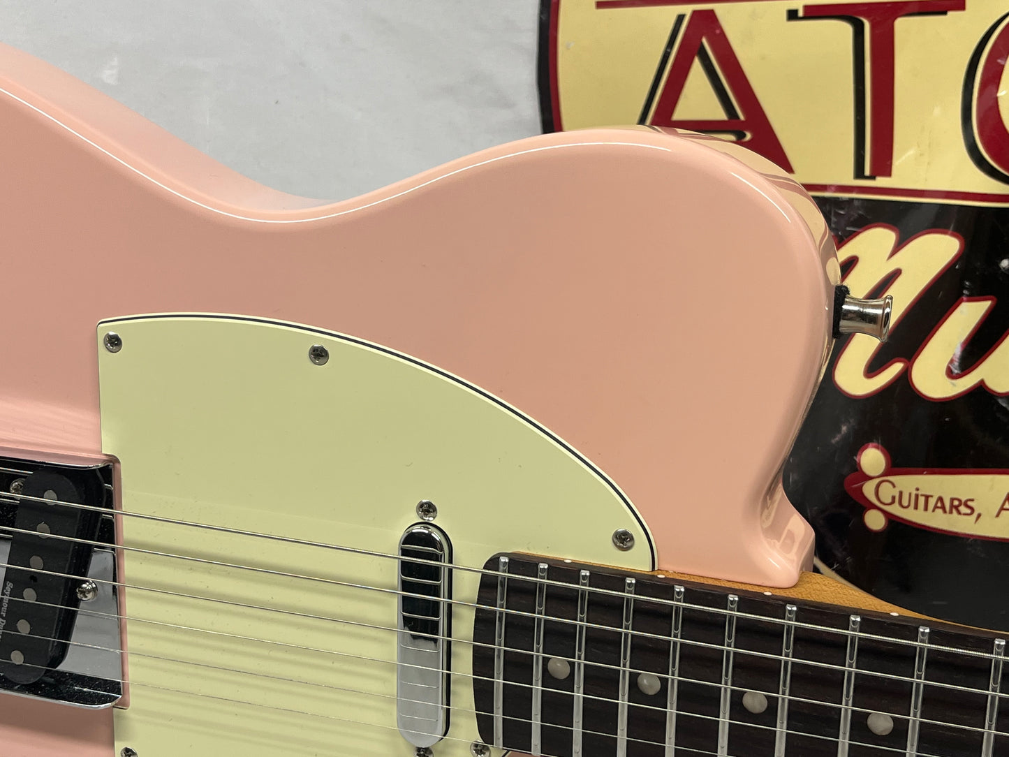Jet Guitars JT-300 Singlecut T-Style Electric Guitar - Shell Pink