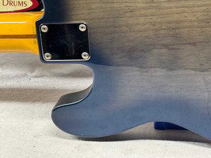 Fender TNB-110SPL TNB SPL J-Craft Thinline Telecaster Bass Special 4-string Semi-Hollowbody Bass 2002 - 2004 - Blue Violet Burst