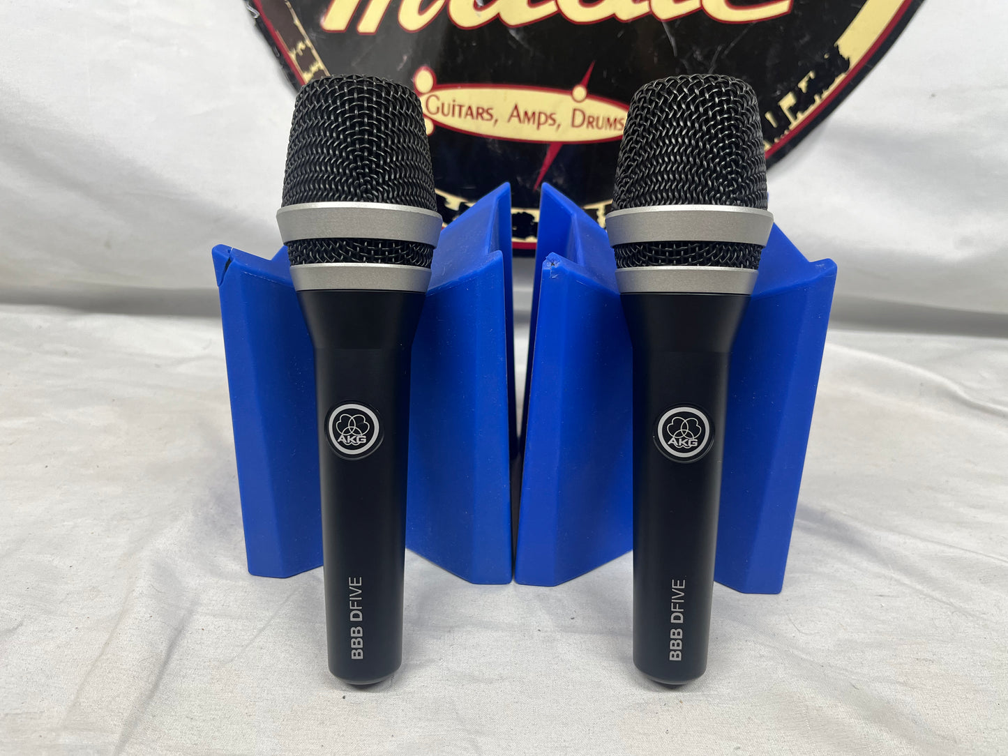 AKG *PAIR* BBB DFive Beatbox Battle Dynamic Microphones with Soft Cases
