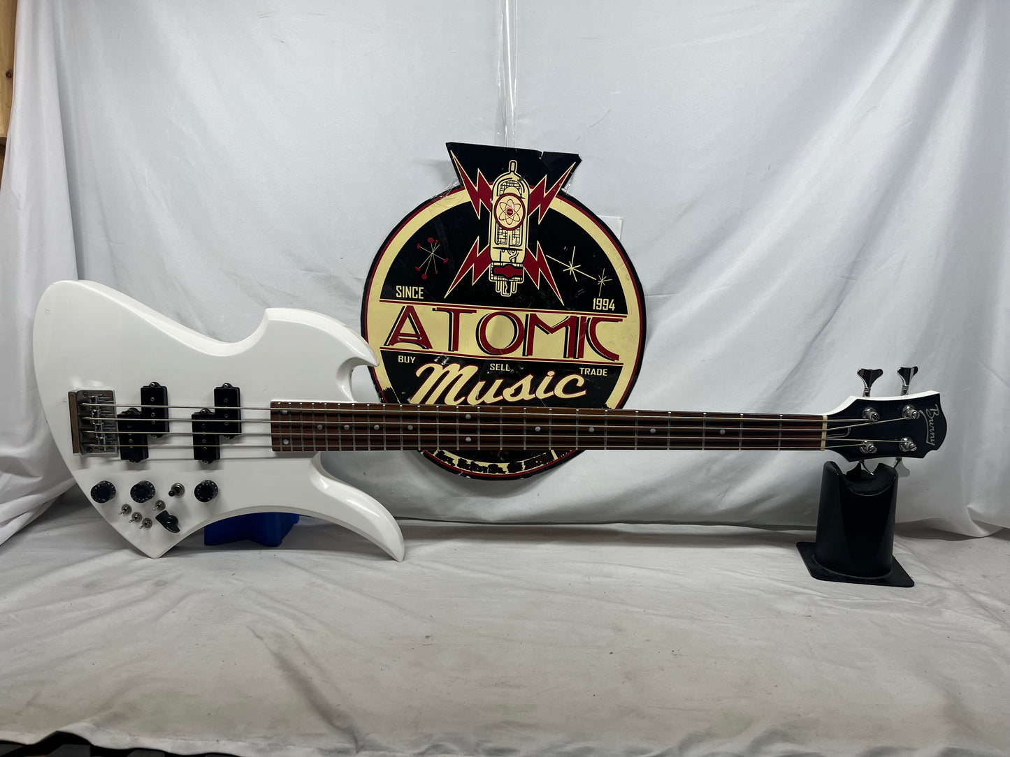 Burny Mockingbird 4-String Electric Bass