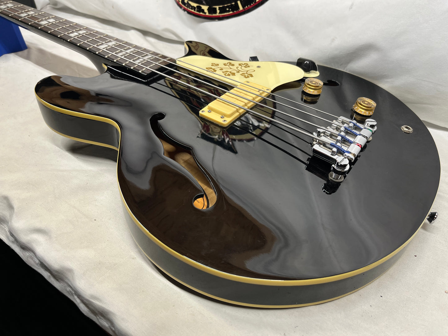 Epiphone Jack Casady Signature 4-String Semi-Hollow Body Electric Bass - Black