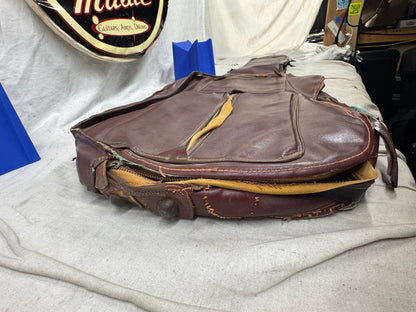 Artistic Products Company (Victoria) Vintage Plasti-Leather (Leather/Vinyl) Gig Bag 1950s - Brown