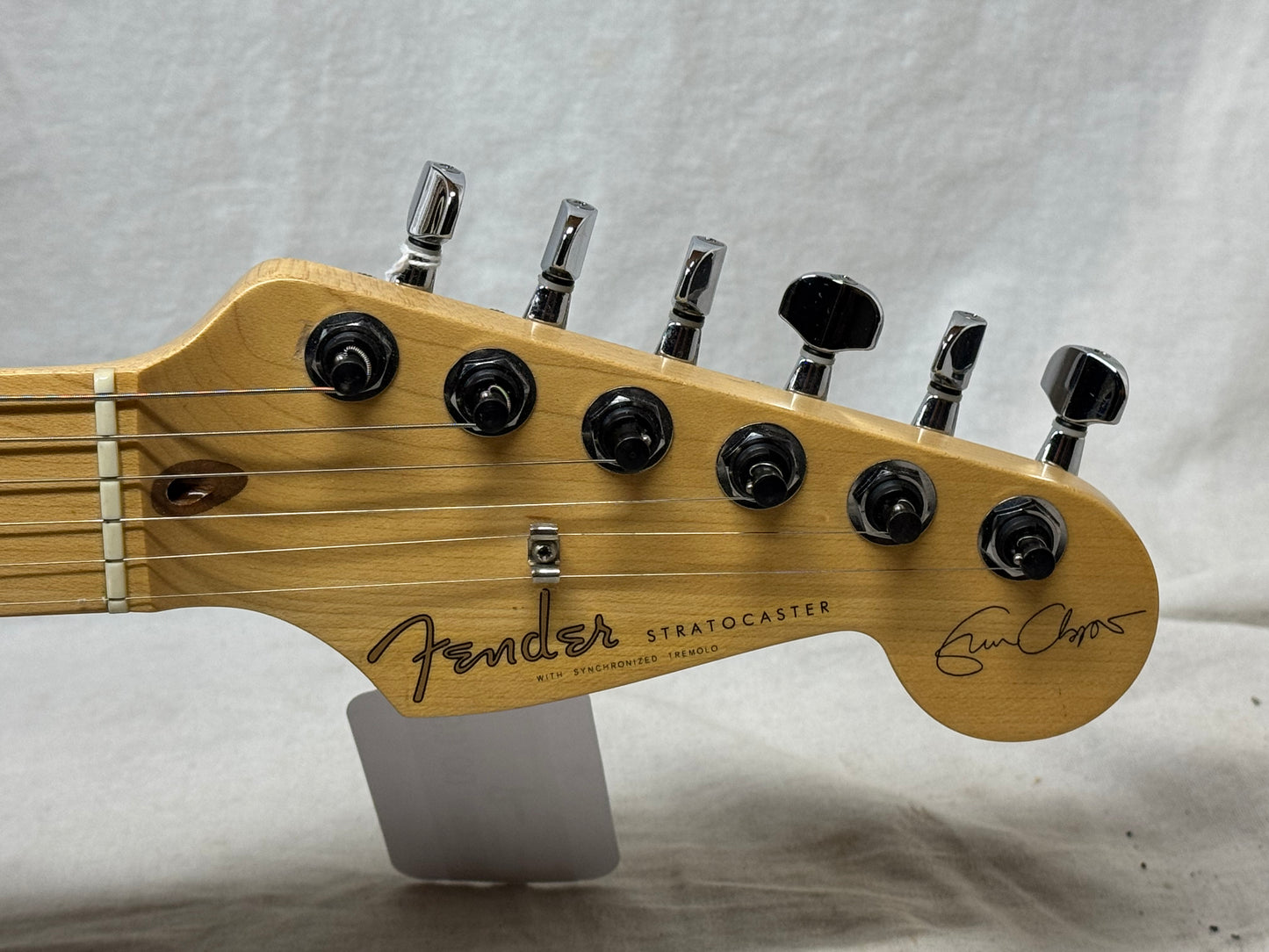 Fender USA Eric Clapton Stratocaster Guitar with Case 1998 - Pewter / Maple neck