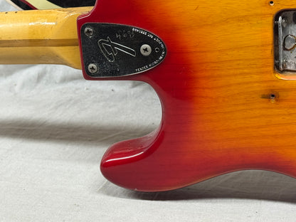 Fender USA Stratocaster Guitar with Case - neck has been re-fin'd / re-fretted / re-shaped 1982